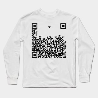 QR Code Long Sleeve T-Shirt